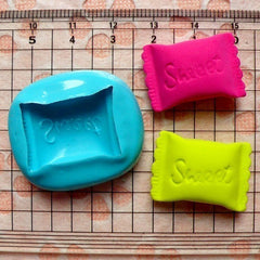 Flexible Mold Silicone Mold Sweet Candy 23mm Decoden Kawaii Miniature Sweets Food Polymer Clay Jewelry Charms Resin Wax Cabochon Mould MD688