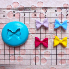Bow Tie (13mm) Silicone Flexible Push Mold - Miniature Food, Sweets, Jewelry, Charms, Cupcake (Clay Fimo Resin Wax Gum Paste Fondant) MD472