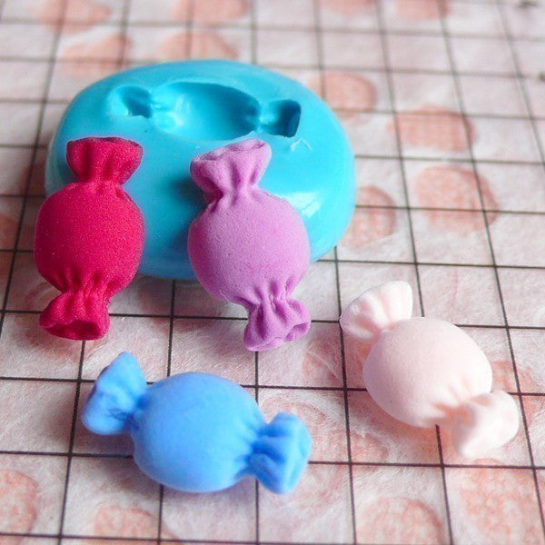Bow Tie Candy (11mm) Silicone Mold Flexible Mold Miniature Food, Swe