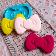 Bowtie Mold Bow Mold 35mm Flexible Silicone Mold Kawaii Cupcake Topper Mold Cake Decoration Mold Resin Mold Phone Deco Scrapbooking MD483