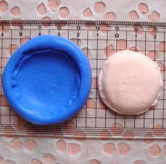 Macaron (33mm) Flexible Mold Silicone Mold - Miniature Food, Sweets, Jewelry, Charms (Clay, Fimo, Resin, Epoxy, Sculpey, Fondant) MD257