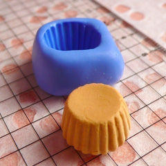Cupcake Tart Bottom 14mm Silicone Mold Flexible Mold Decoden Kawaii Miniature Sweets Mold Fimo Polymer Clay Jewelry Cabochon Charms MD100