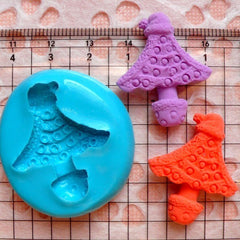 Christmas Tree Mold 30mm Silicone Flexible Mold Cupcake Topper Fondant Mold Gum Paste Scrapbooking Fimo Polymer Clay Resin Wax Mold MD678