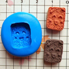 Decoden Supplies Bread Slice 15mm Silicone Mold Miniature Sweets Deco Fimo Polymer Clay Jewelry Charms Cabochon Resin Flexible Mold MD207