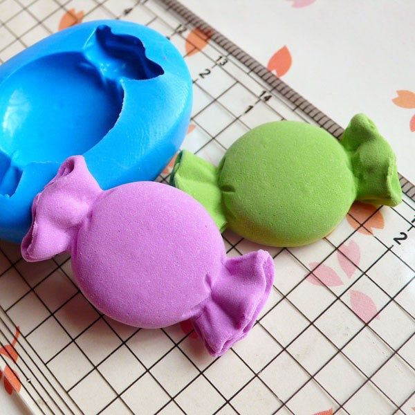 Bow Tie Candy (33mm) Silicone Flexible Push Mold - Miniature Food, Sweets, Jewelry, Charms (Clay Fimo Resin Epoxy Wax Sculpey Fondant) MD698