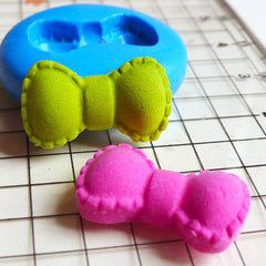 Bow / Bowtie (17mm) Silicone Flexible Push Mold - Miniature Food, Sweets, Jewelry, Charms (Clay, Fimo, Resin, Gum Paste, Fondant) MD474