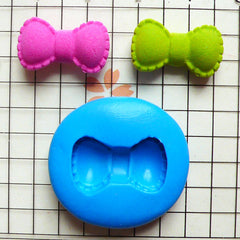 Bow / Bowtie (17mm) Silicone Flexible Push Mold - Miniature Food, Sweets, Jewelry, Charms (Clay, Fimo, Resin, Gum Paste, Fondant) MD474