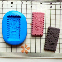 Long Windmill Cookie / Biscuit Mold (25mm) Silicone Flexible Push Mold - Miniature Food, Cupcake, Jewelry, Charms (Clay, Fimo) MD162