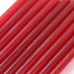 CLEARANCE Red Translucent Glue Sticks / Redberry Deco Sauce (10 pcs) - Miniature Sweets Ice Cream Cupcake Whipped Cream Cell Phone Deco DS104