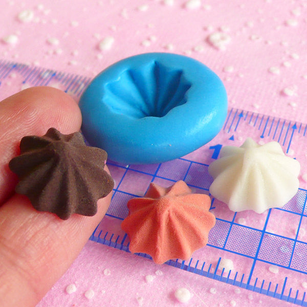 Whipped Cream Mold Frosting 15mm Silicone Flexible Mold Miniature