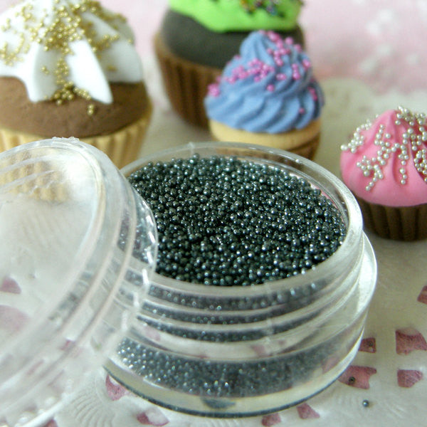 CLEARANCE Caviar Beads Fake Cupcake Toppings Faux Sprinkles (Pink Purp, MiniatureSweet, Kawaii Resin Crafts, Decoden Cabochons Supplies