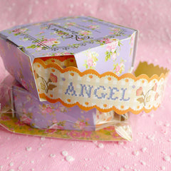 French Style Paper Sticker Tape / Deco Tape by Coffret du Couturier (ANGEL) (1.5 Meter) Scrapbooking Gift Wrap Wedding Decoration WR06