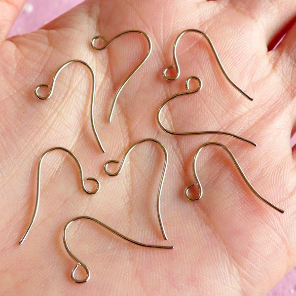 Hook Earrings / Earring Hooks / Ear Wires / French Hooks (Tibetan
