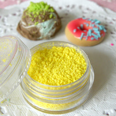 Fake Topping (Yellow) Faux Sprinkles Flakes Miniature Sweets Cupcake Cookie Cell Phone Deco TP006