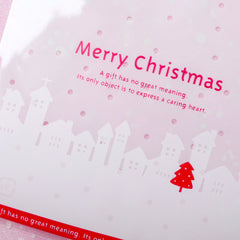 CLEARANCE Merry Christmas Gift Bags (20 pcs) Self Adhesive Resealable Plastic Handmade Gift Wrapping Bags (10cm x 10.8cm) GB030