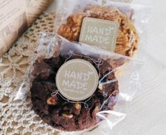 CLEARANCE Handmade Sticker Set (Round) (2 Sets / 24pcs) Kraft Paper Seal Sticker Scrapbooking Packaging Party Gift Wrap Diary Collage Home Decor S053