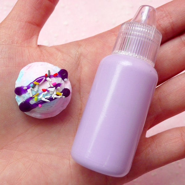 Deco Sauce (Dark Purple / Blue Berry) Kawaii Miniature Sweets Dessert Ice Cream Cupcake Topping Cell Phone Deco Scrapbooking Decoden DS022