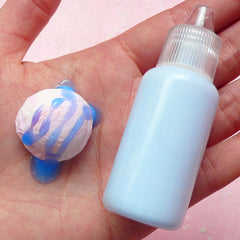 Deco Sauce (Blue) Kawaii Miniature Sweets Dessert Ice Cream Cupcake Topping Cell Phone Deco Scrapbooking Decoden DS026