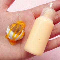 Deco Sauce (Orange) Kawaii Miniature Sweets Dessert Ice Cream Cupcake Topping Cell Phone Deco Scrapbooking Decoden DS030