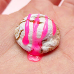 Deco Sauce (Strawberry / Neon Pink) Kawaii Miniature Sweets Dessert Ice Cream Cupcake Topping Cell Phone Deco Scrapbooking Decoden DS034