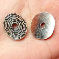 Retro Pattern Charms / Connector (6pcs) (18mm x 21mm / Tibetan Silver) Pendant Bracelet Earrings Zipper Pulls Bookmarks Key Chains CHM400