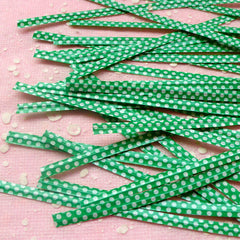 Polka Dot Twist Ties (Green / 20pcs) Gift Wrap Bag Wrapping Packaging Supplies Gift Bag Decoration Party Deco Twistties Twisties S112