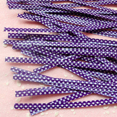 Polka Dot Twist Ties (Dark Purple / 20pcs) Gift Wrap Bag Wrapping Packaging Supplies Gift Bag Decoration Party Deco Twistties Twisties S115