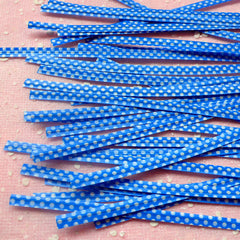 Polka Dot Twist Ties (Blue / 20pcs) Gift Wrap Bag Wrapping Packaging Supplies Gift Bag Decoration Party Deco Twistties Twisties S113
