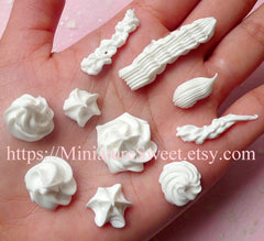 Icing Tips / Frosting Piping Tips / Whipped Cream Tip Set (7pcs / Regular Size) for Cake Decoration Cupcake Sweets Cell Phone Decoden TL017