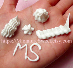 Frosting Piping Tips / Whipped Cream Tips / Icing Tip Set (4pcs / Regular Size) for Cake Decorating Cupcake Icing Phone Case Deco TL016