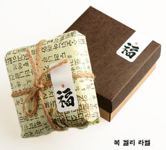 Chinese Character "Blessing" Stickers Set (3 Sets / 18pcs) Seal Sticker Handmade Gift Scrapbooking Packaging Gift Wrap Home Decor S145