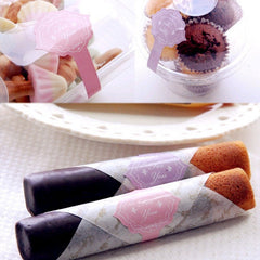 For You Sticker (2 Sets / 12pcs) Seal Sticker Scrapbooking Packaging Party Cookie Chocolate Candy Gift Wrap Diary Collage Home Decor S150