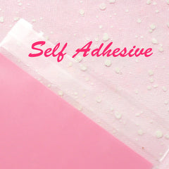 DEFECT Lace Doily Clear Gift Bags (20pcs / Pink) Kawaii Self Adhesive Resealable Plastic Bag Packaging Bag (10.9cm x 12.7cm) GB110