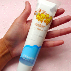 Sillicone Whipped Cream Clay / Fake Icing / Faux Frosting (White / 100ml + 4 Piping Tips) Cell Phone Decoden Kawaii Kitsch Jewellery CLAY07