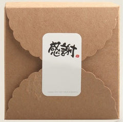 Thank You Sticker in Chinese Characters (18pcs) Seal Sticker Handmade Gift Wrap Wedding Party Favor Gift Product Packaging Scrapbooking S211