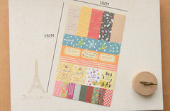 CLEARANCE Petit Deco Ver 3 / French Masking Sticker / Deco Sticker from Korea (8 Sheets) Scrapbooking Diary Decoration Collage Party Picks Making S234