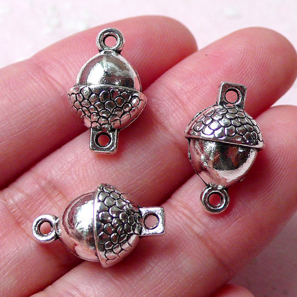 Acorn charm bracelet clearance