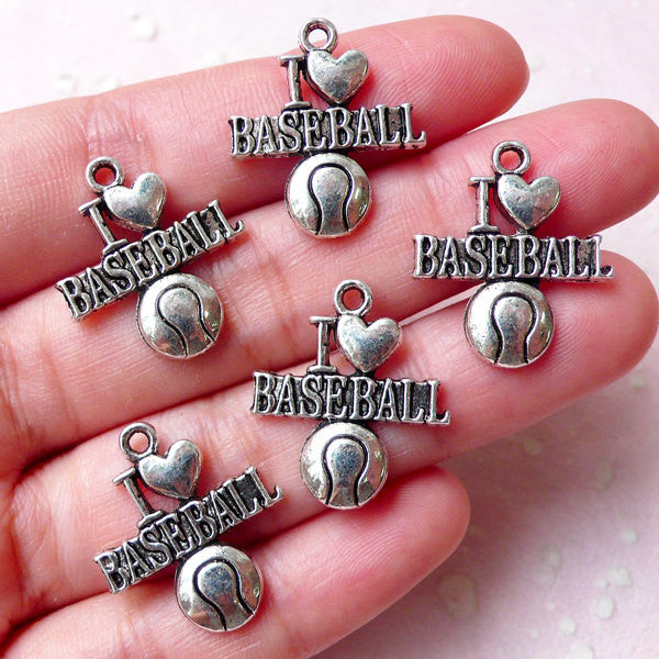 Sterling silver 2025 baseball charms