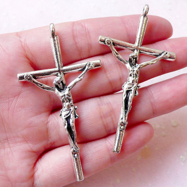 Crucifix Cross Charm Pendants | Jewelry Supplies