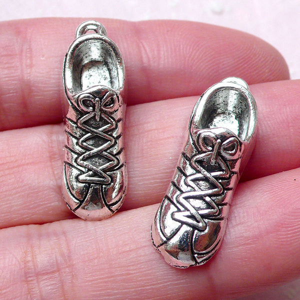 CLEARANCE 3D Sneaker Charms Miniature Running Shoe Charm (2pcs