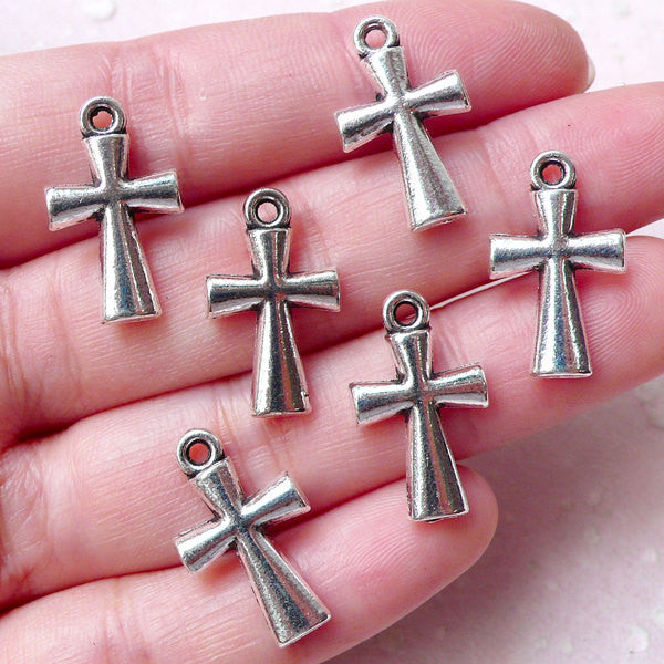 Sterling silver religious charms deals
