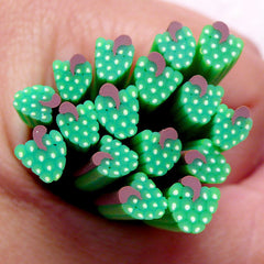 Clay Cane Fruit Green Grape Fimo Cane Decoden Polymer Clay Cane (Cane or Slices) Cute Nail Art Miniature Food Craft Embellishment CF042