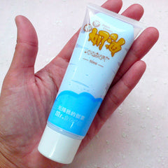 Whipped Cream Sillicone Clay / Faux Icing / Fake Frosting (Light Blue / 50ml + 2 Piping Tips) Cellphone Deco Kawaii Scrapbooking CLAY15