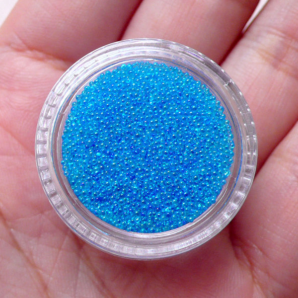 Clear on sale caviar beads