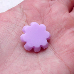Floral Cabochon Mix / Assorted Flower Cabochon (8pcs / 22mm / Flatback) Earrings Ring Hair Pin Hairclip Cellphone Deco Scrapbooking CAB409