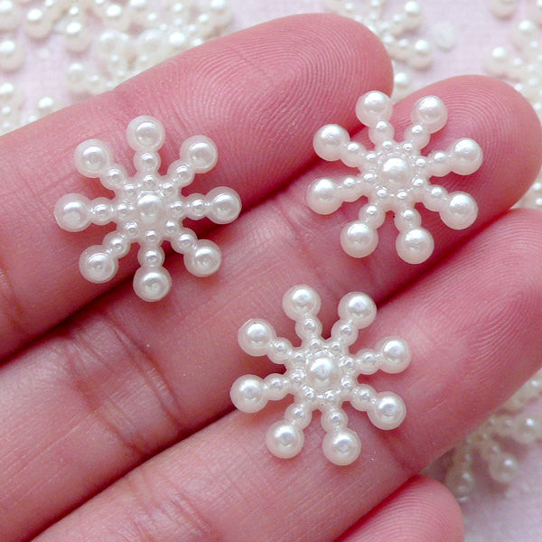 Snowflake Sprinkles | Polymer Clay Snow Flakes | Faux Food DIY | Miniature  Cupcake Toppings | Kawaii Sweet Deco (5 grams)