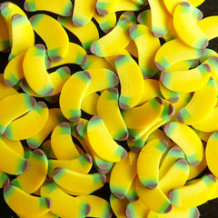 Banana Fimo Cane Kawaii Nail Art Polymer Clay Cane (Cane or Slices) Miniature Fruit Nailart Dollhouse Food Jewelry Decoden Resin Craft CF005