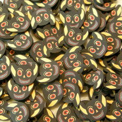 Devil Polymer Clay Cane Demon Fimo Cane Halloween Clay Cane Nail Decoration (Cane or Slices) Scrapbooking Embellishment Card Making CE012