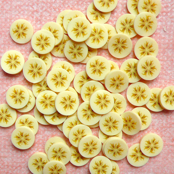 Polymer Clay Fruit Slices (Thick) | Fimo Clay Cane Supplies | Earrings  Making & Resin Craft (150pcs by Random)
