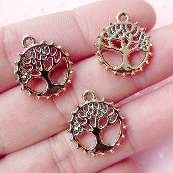 Gold Tree of Life Charms